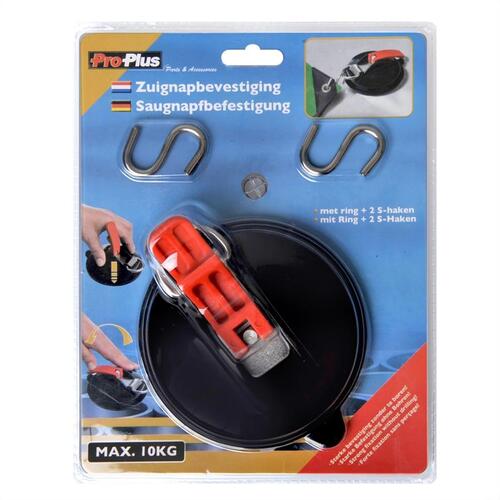 sugekopper 2 stk. med ringe og 4 S-kroge