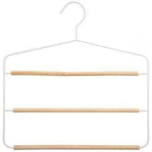5five Simply Smart multifunktionel bøjle til bukser, metal/wood, 36 × 34,5 × 1,3 cm, multifarvet