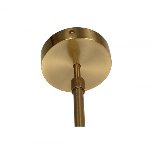Loftslampe - gylden metal med hvide kugler, 83 × 36 × 36 cm