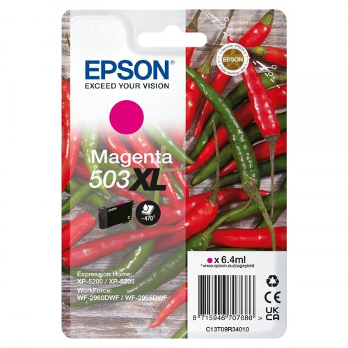Epson 503XL blækpatron - Magenta (original)