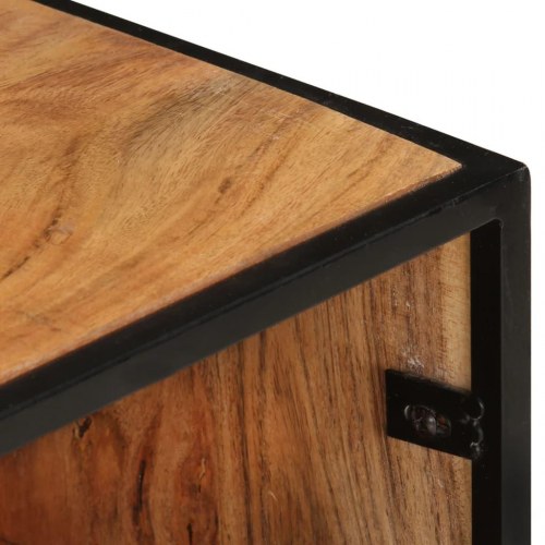 TV-bord i massivt akacietræ - 110 x 30 x 45 cm