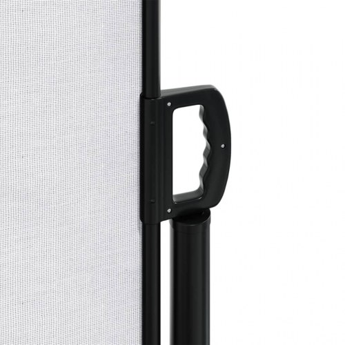 Sammenrullelig sidemarkise 170 × 300 cm - hvid