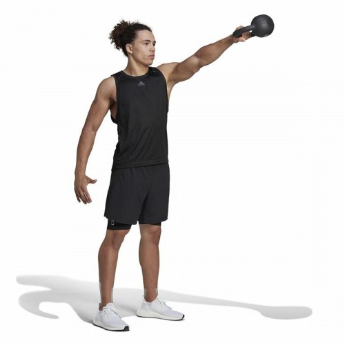 T-shirt til Mænd uden Ærmer Adidas HIIT Spin Training Sort - S
