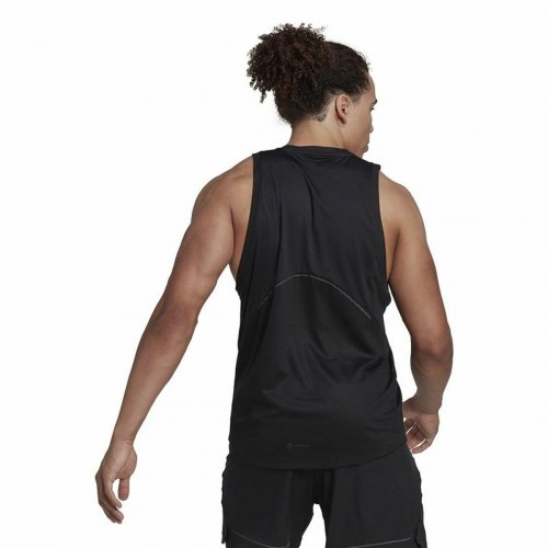 T-shirt til Mænd uden Ærmer Adidas HIIT Spin Training Sort - S