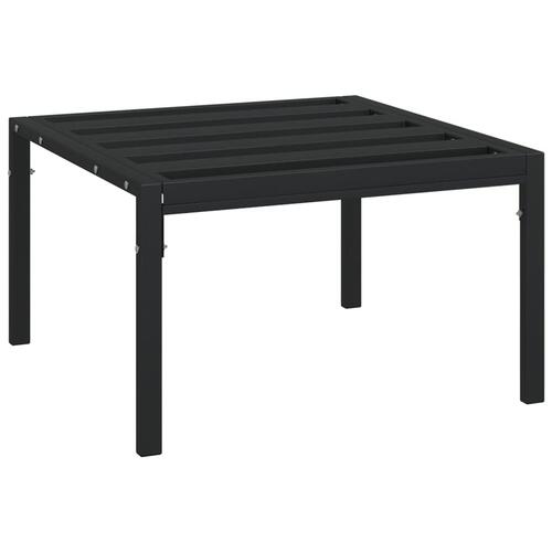 Haveskamler 2 stk. med sandfarvede hynder 60x60x35 cm stål