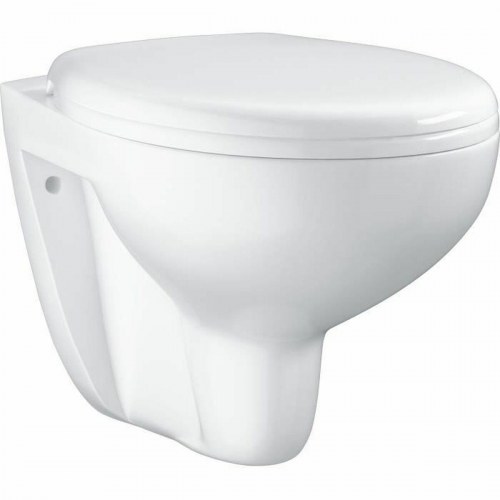 Grohe væghængt toilet - hvid, cirkulær form