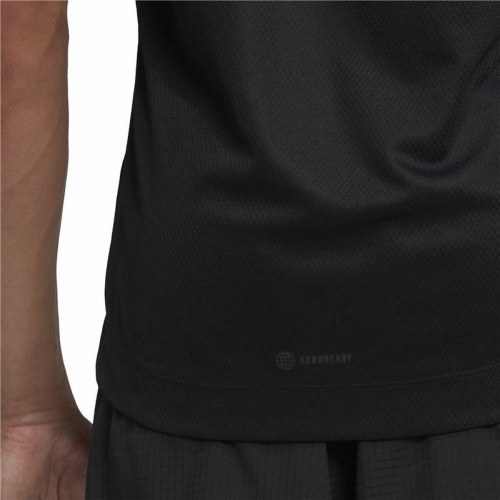 T-shirt til Mænd uden Ærmer Adidas HIIT Spin Training Sort - XL