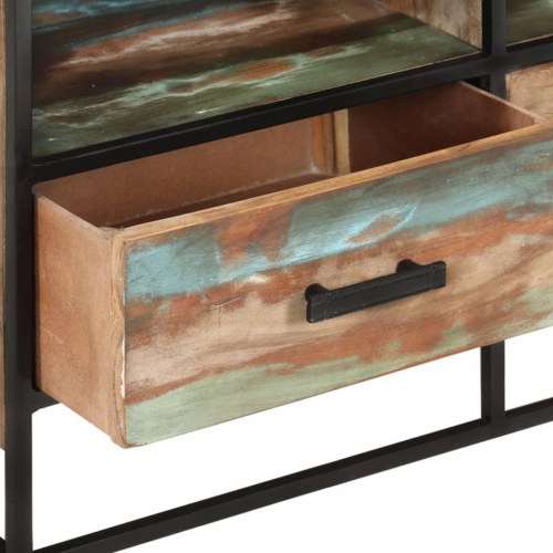Tv-skab 110x30x45 cm massivt genbrugstræ