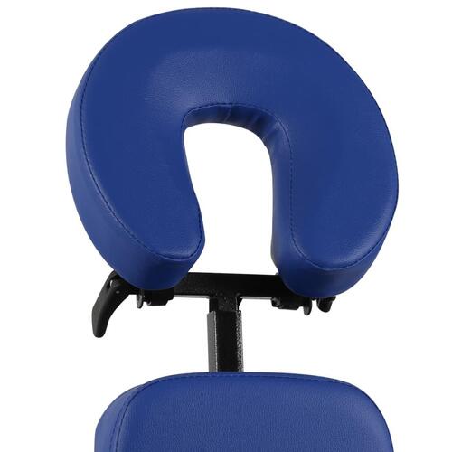 Massagestol foldbar og transportabel blå