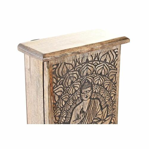 Nøgleskab Brun Mørkebrun Mangotræ 18 x 7,5 x 28 cm