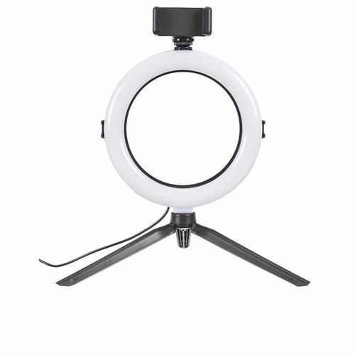 Selfie Ring Light med stativ og fjernbetjening Be MIX Ø 20 cm