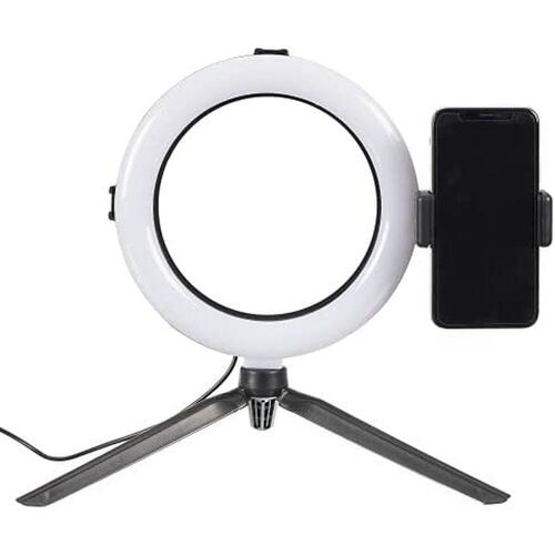Selfie Ring Light med stativ og fjernbetjening Be MIX Ø 20 cm
