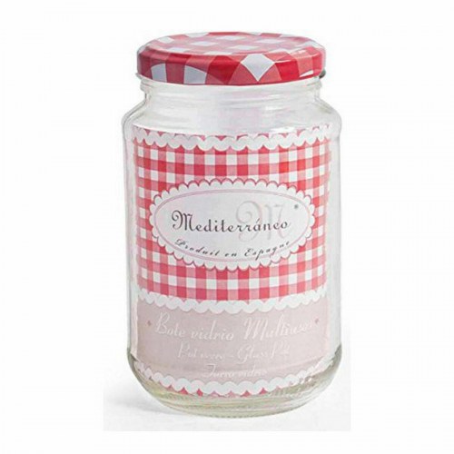 Mediterraneo glaskrukke A-370 - multifunktionel, 370 ml, med låg (12 stk.)
