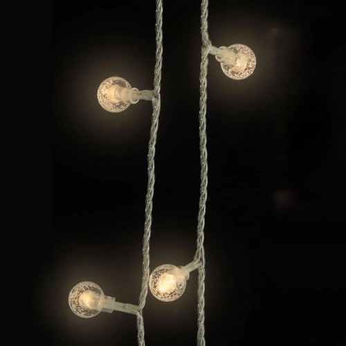 Fairy lights-lyskæder 20 m 200 LED'er 8 funktioner varm hvid