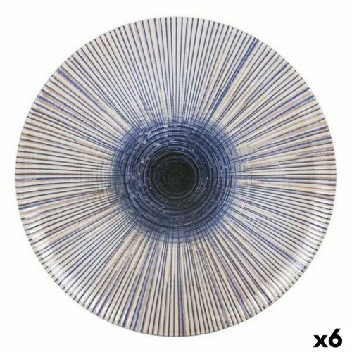 Irys middagstallerkener i porcelæn - 6 stk. Ø 26 cm