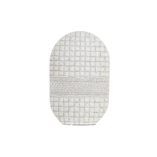 Vase Hvid Harpiks Moderne 18 x 6 x 28 cm