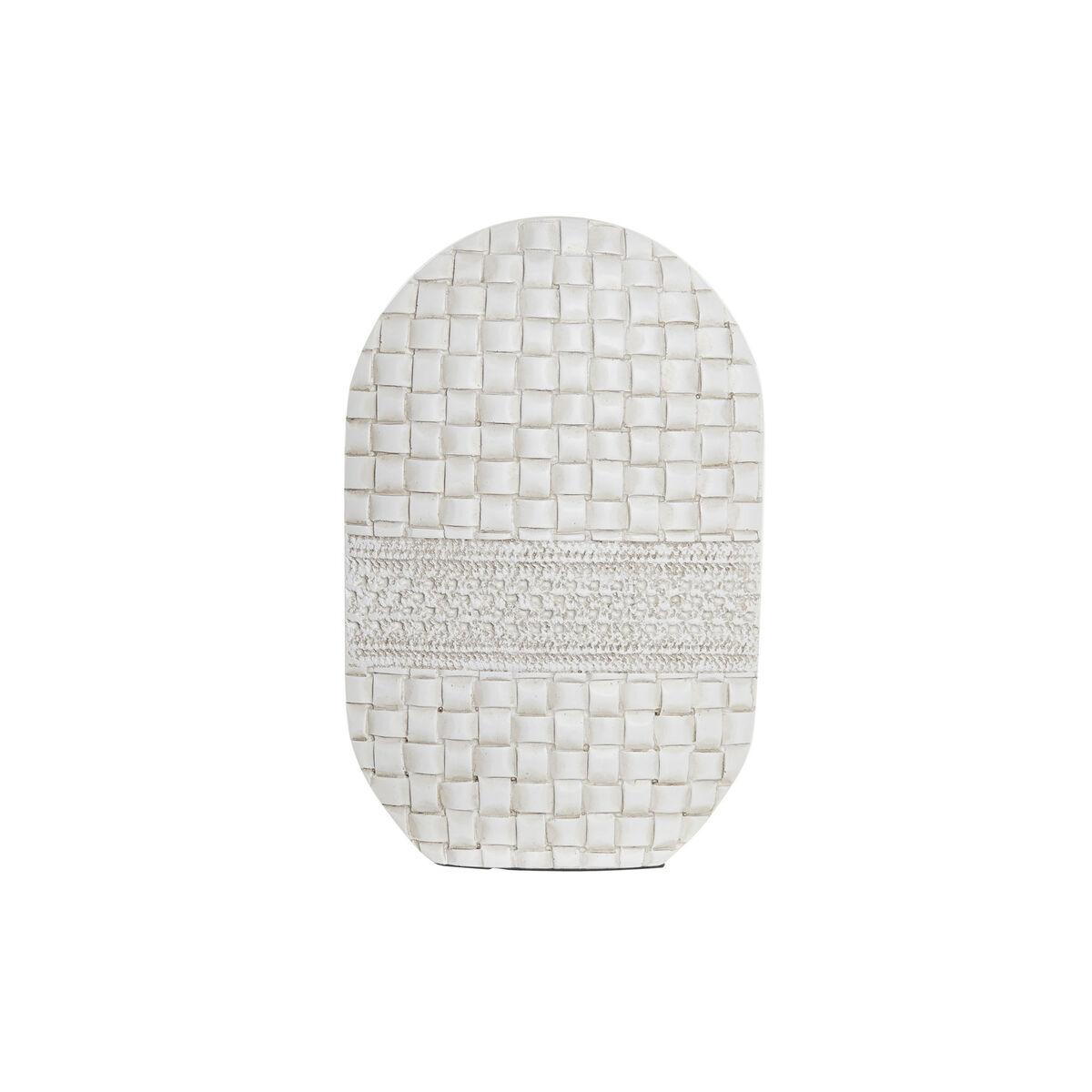 Vase Hvid Harpiks Moderne 18 x 6 x 28 cm