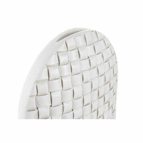 Vase Hvid Harpiks Moderne 18 x 6 x 28 cm