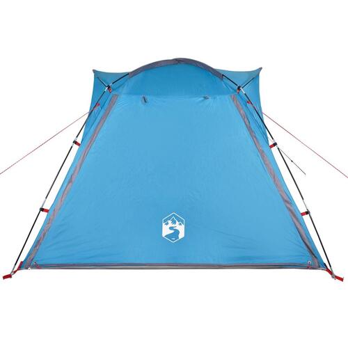 4-personers campingtelt vandafvisende quick-release blå