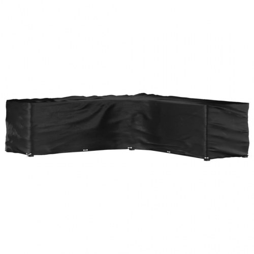 L-formet havemøbelovertræk 300 × 300 × 90 cm - 20 øjer, vandafvisende PE