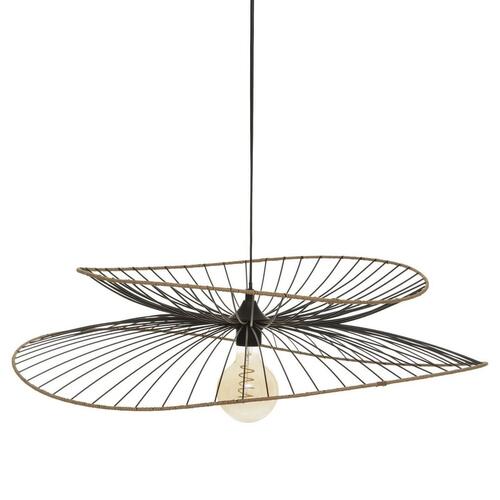 Loftslampe Atmosphera Alara 40W Sort (Ø 69,5 x 17,5 cm)