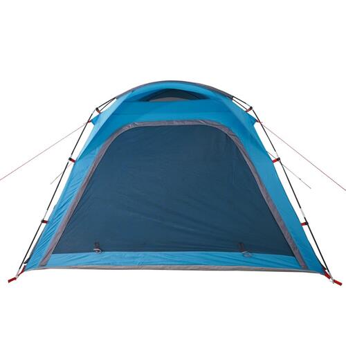 4-personers campingtelt vandafvisende quick-release blå