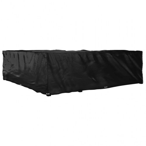 L-formet havemøbelovertræk 300 × 300 × 90 cm - 20 øjer, vandafvisende PE