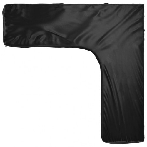 L-formet havemøbelovertræk 300 × 300 × 90 cm - 20 øjer, vandafvisende PE