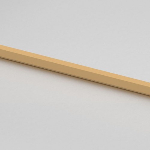 Indvendig glasdør 93×201,5 cm - hærdet glas og aluminium, guldfarvet