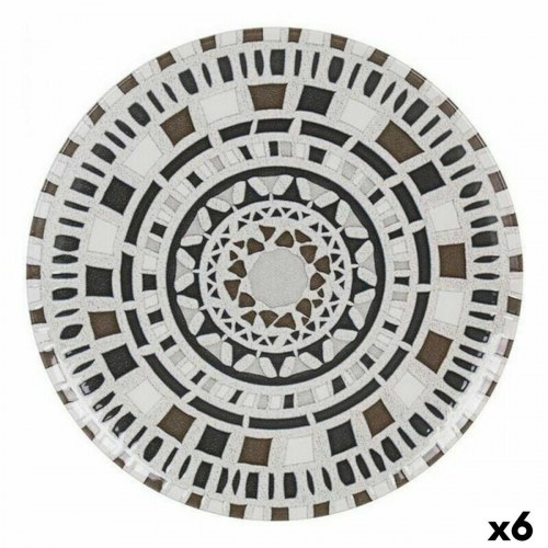 Barroc middagstallerkener i porcelæn, Ø 26 cm - 6 stk.