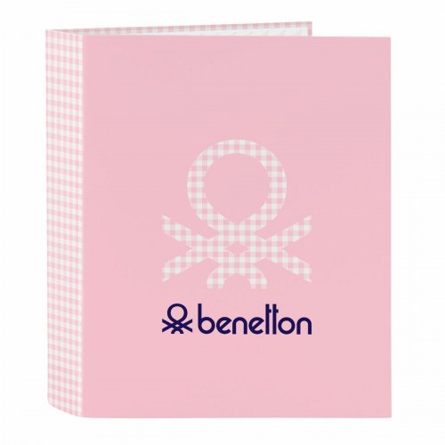 Benetton ringbind Vichy Pink A4 - 27 × 33 × 6 cm