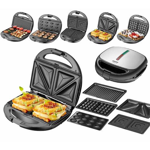 Sandwich Maker Adler CR 3042 Sort 1200 W
