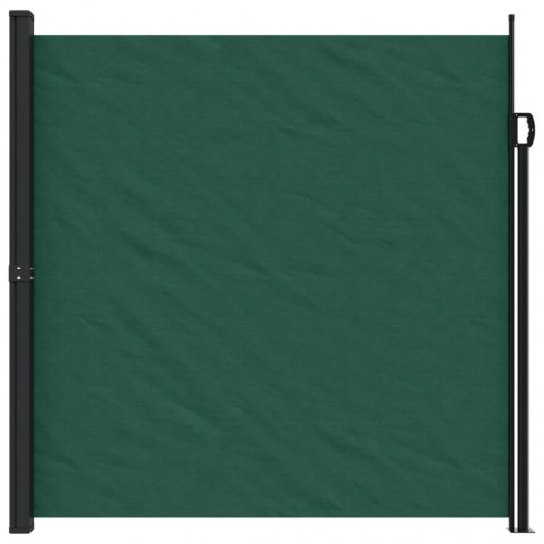 Sammenrullelig sidemarkise 200 × 300 cm - mørkegrøn