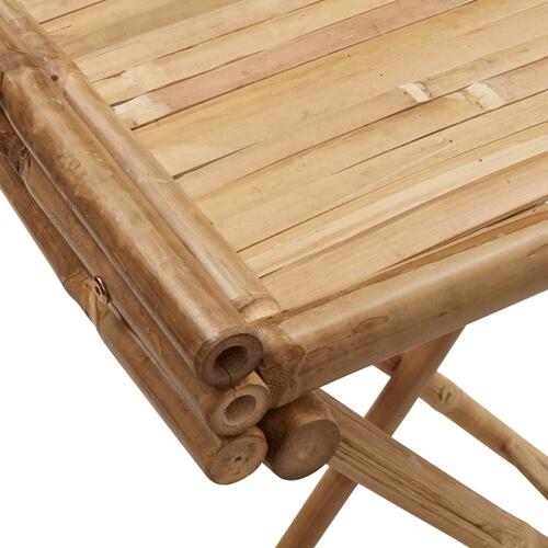 Foldbart bakkebord 70,5x42,5x80 cm bambus