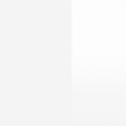 Opbevaringskasse 50x30x28 cm konstrueret træ hvid højglans