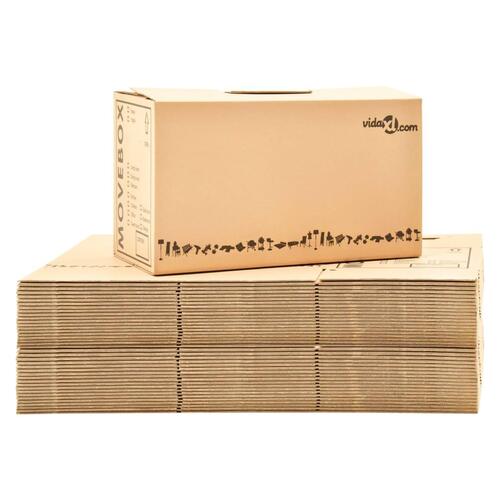 Flyttekasser 40 stk. XXL 60x33x34 cm pap