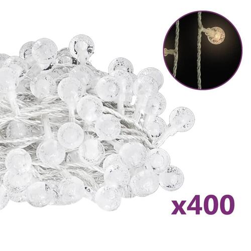 Fairylights-lyskæder 40 m 400 LED'er 8 funktioner varm hvid