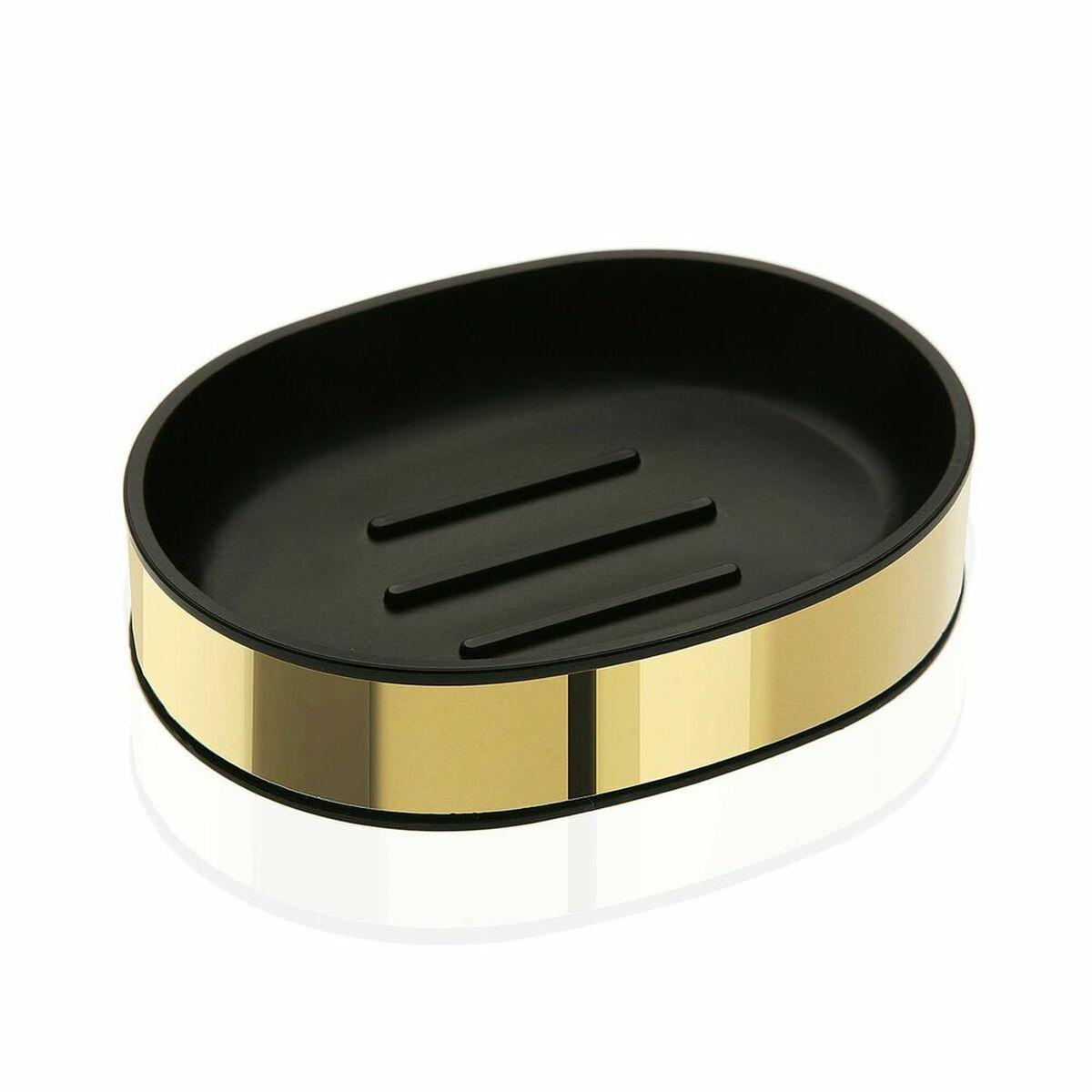 Sæbeskål Versa Gold Metal (11 x 8,5 x 2 cm)