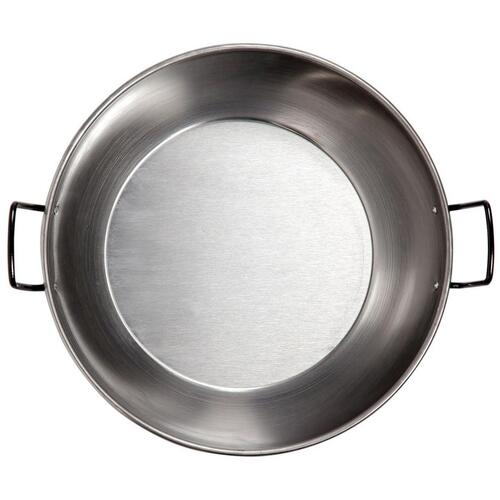 Honda gryde med hank Vaello 450 Blank stål Chromsalt (Ø 50 cm)