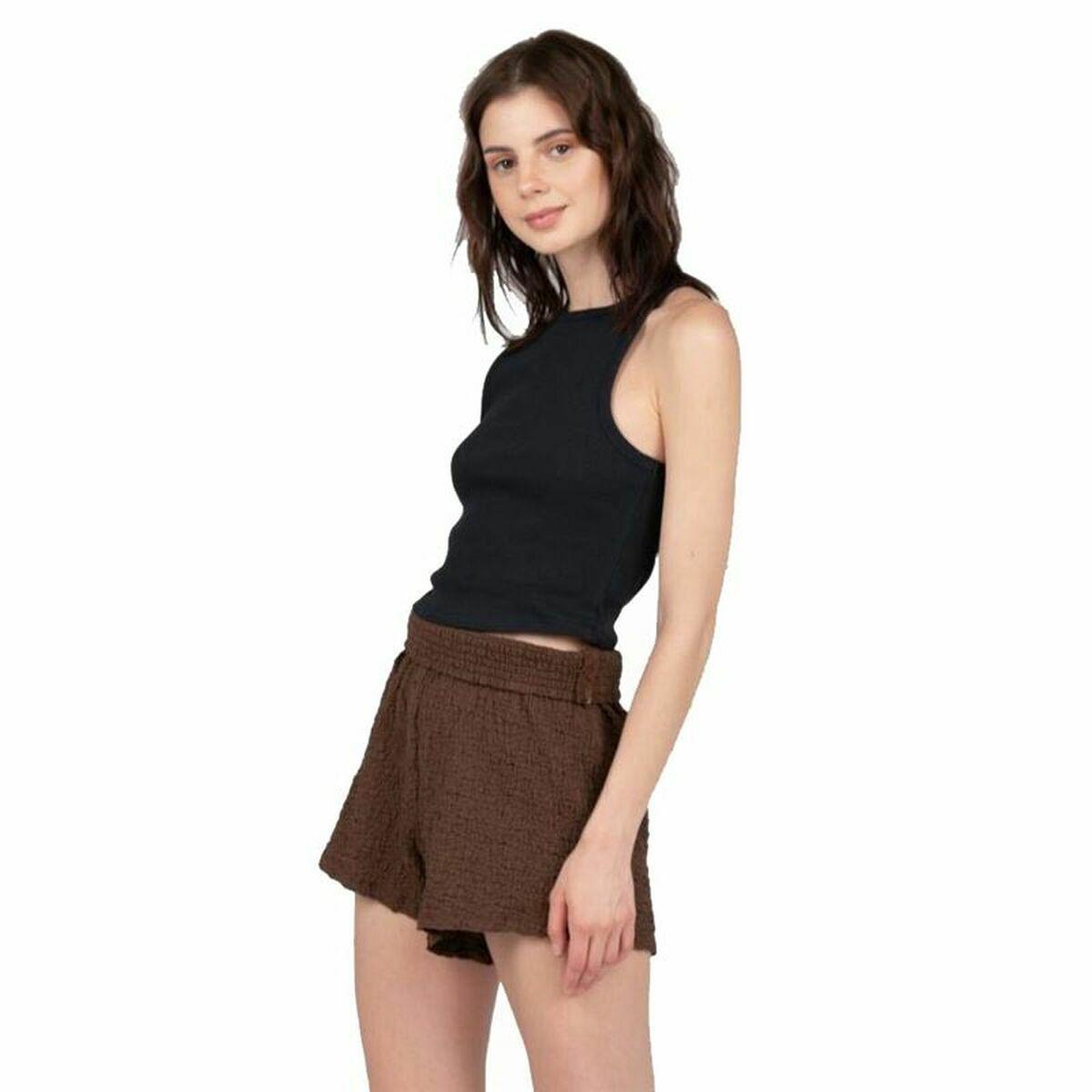 Kortærmet T-shirt til Kvinder 24COLOURS Casual Sort - 42