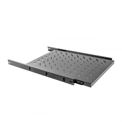 Rack hylde 19" anti-slip - Lanberg AK-1011-B, 465 × 750 mm, 1U