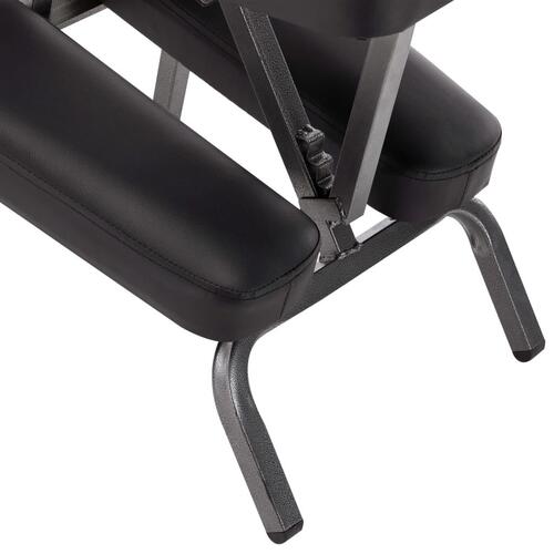 Massagestol kunstlæder sort 122 x 81 x 48 cm