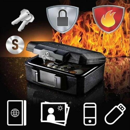 Sikkerhedsboks Master Lock L1200 36 x 28,5 x 15,5 cm Sort