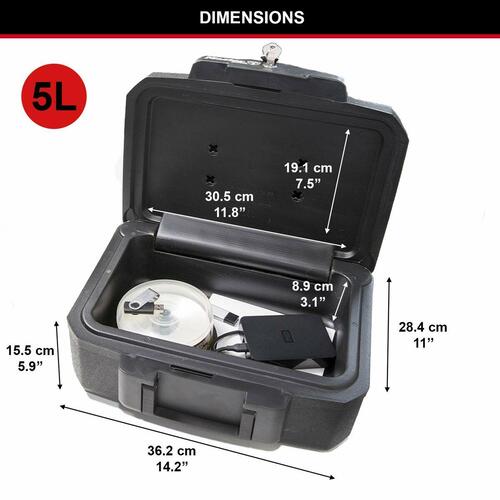 Sikkerhedsboks Master Lock L1200 36 x 28,5 x 15,5 cm Sort