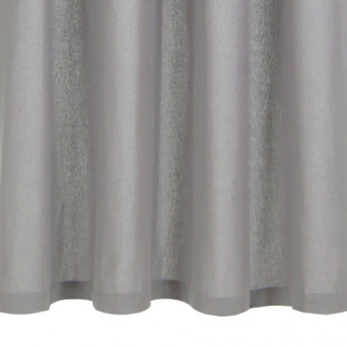 Gardiner med metalringe 2 stk. 140 x 175 cm bomuld grå