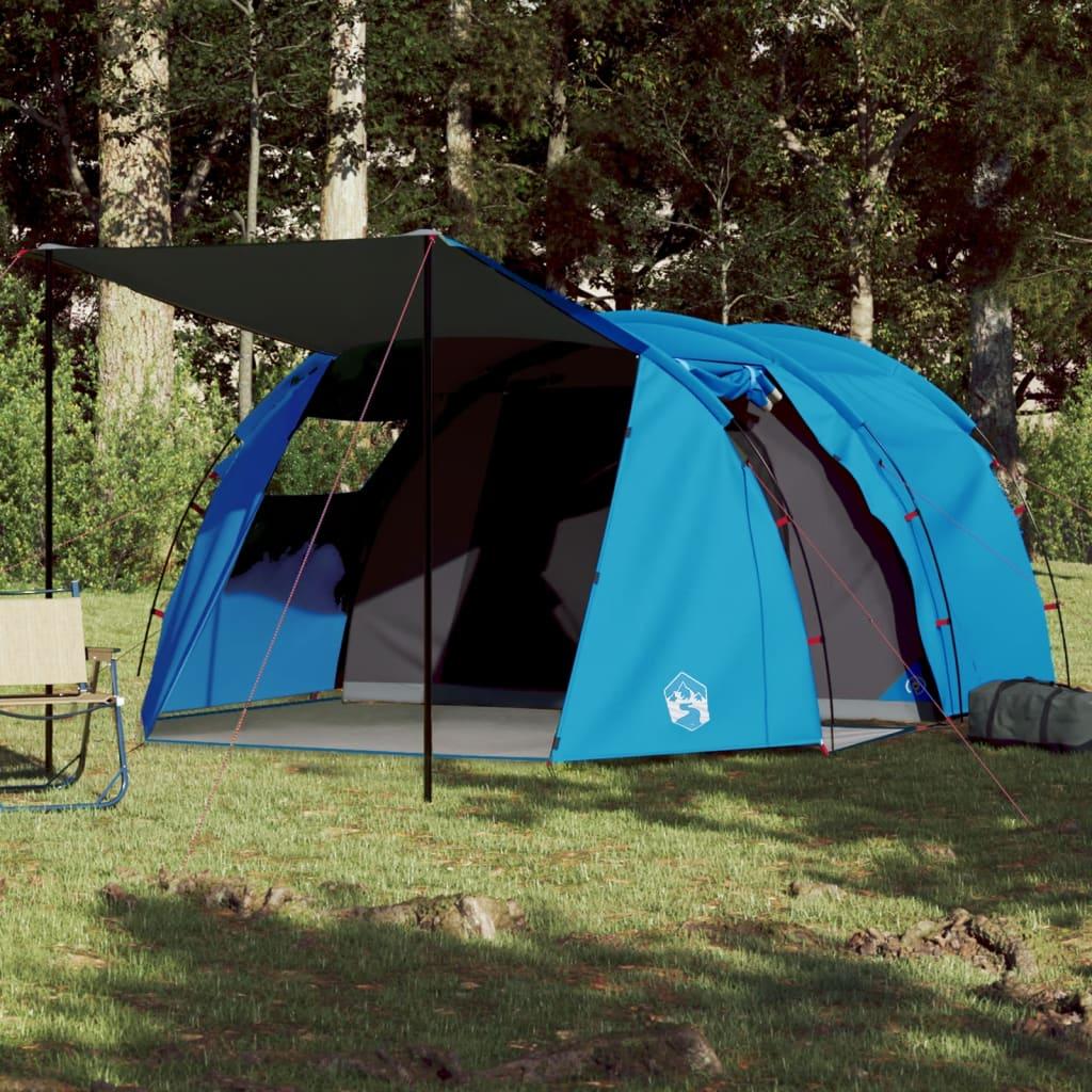 4 Personers Campingtelt Vandafvisende Blå