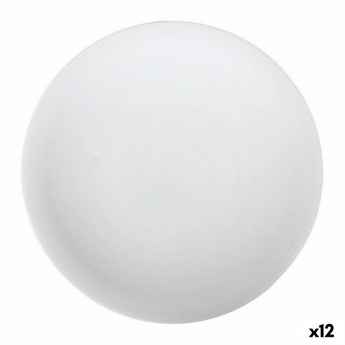 Marina middagstallerken, porcelæn, hvid Ø 25 cm - 12 stk.