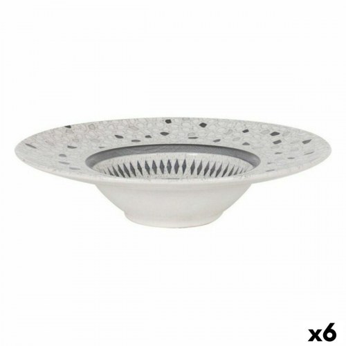 Barroc pastaskål/risottotallerken i porcelæn, 6 stk. (ø 28 x 6,8 cm)