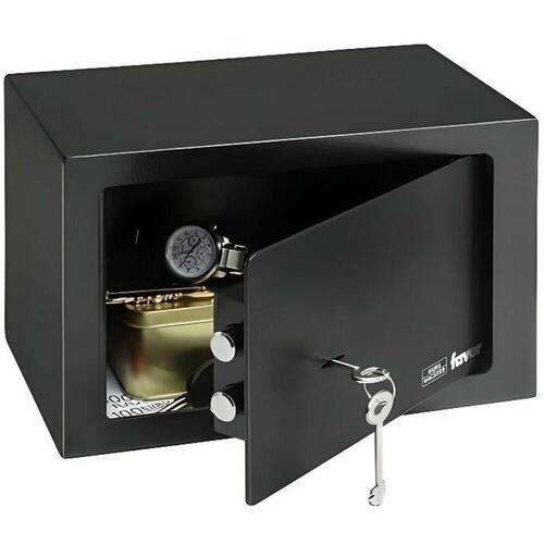 Burg-Wächter FAVOR S3 K sikkerhedsboks - sort metal, 20 × 31 × 20 cm