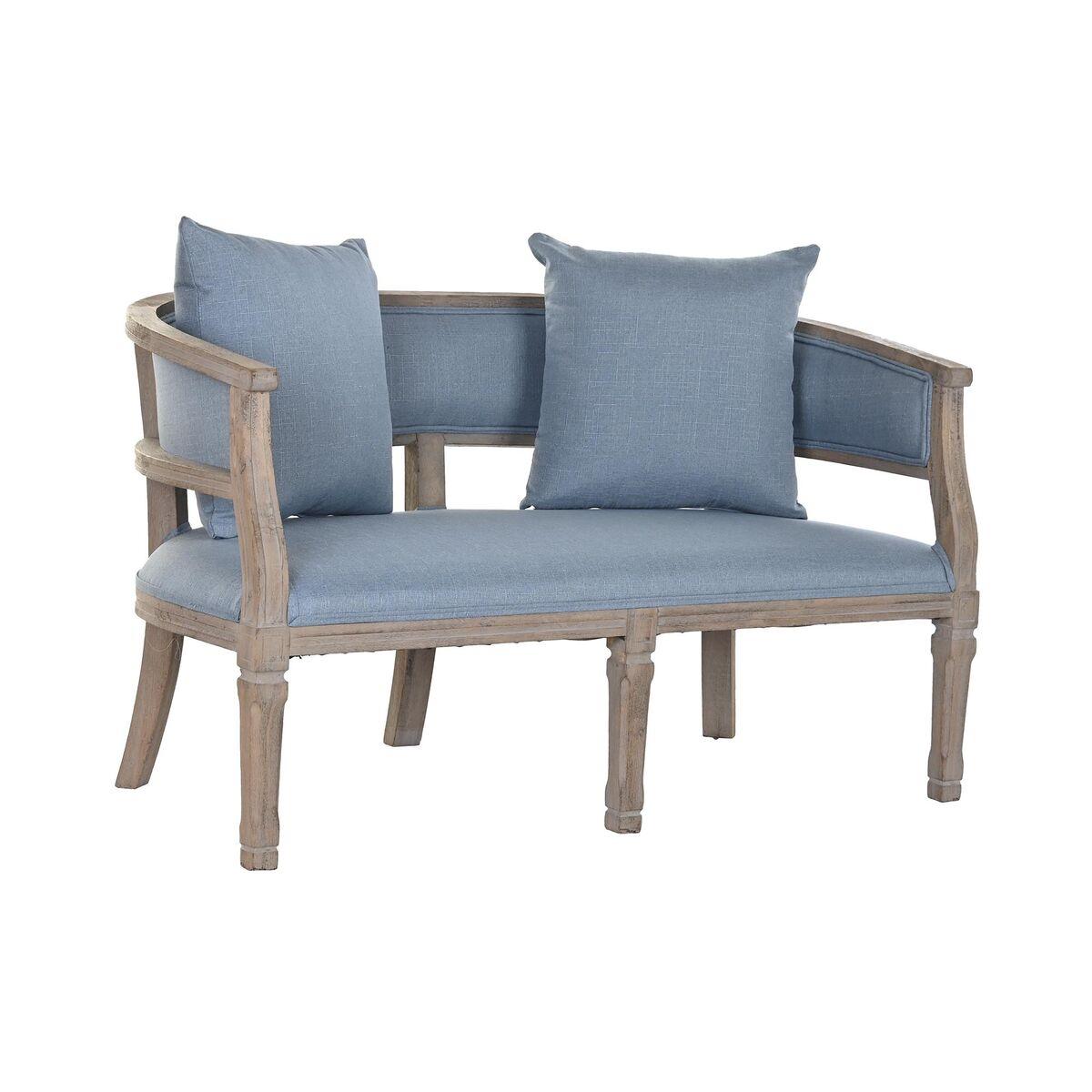 Sofa Blå Hør Gummitræ 122